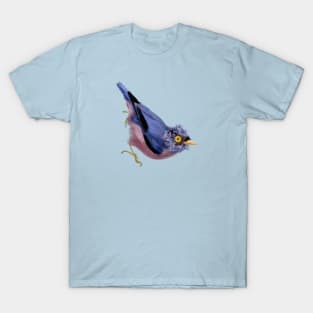 Sulphur-billed Nuthatch + Amazing Grey Poppy T-Shirt